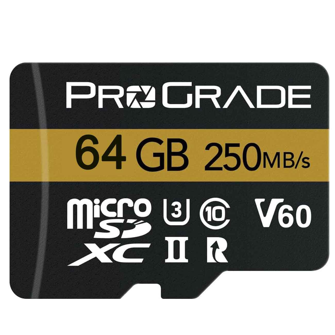 PROGRADE PRO V60 U3 SDXC 256GB 512GB 16GB 32GB 64GB 128GB 1TB 2TB Memory Card Micro SD 16G 32G 64G 128G 256G 512G 1T 2T Class 10 TF Mini Microsd Card