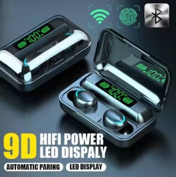 Fast delivery within 1-5 days F9-32 Wireless Bluetooth Earphones  5.0 Earphone Noise Cancelling  Stereo Sound Music In-ear Earbuds for all women and men smartphone