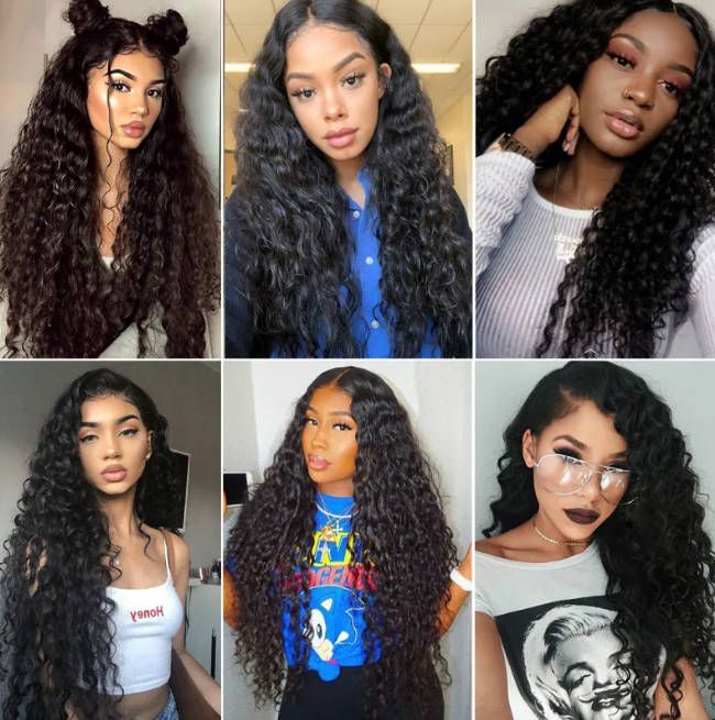 Fashion wig women's  long curly hair natural  for ladies gift Wig Long Curly  Wigs Ladies Fashion Hair For Women Hair Small Curly Slightly Curly Deep Wave girl  Beauty Hair Fast delivery within 1-5 da