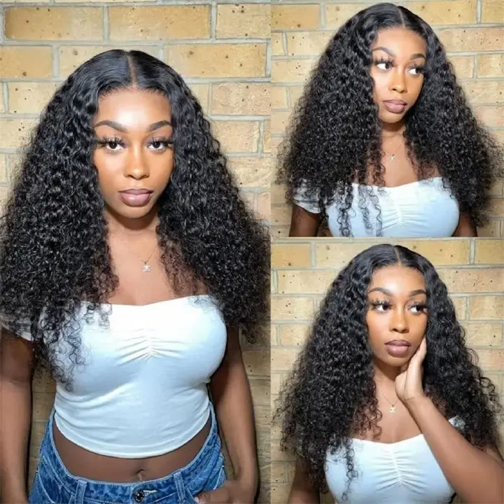 Fashion wig women's  long curly hair natural  for ladies gift Wig Long Curly  Wigs Ladies Fashion Hair For Women Hair Small Curly Slightly Curly Deep Wave girl  Beauty Hair Fast delivery within 1-5 da