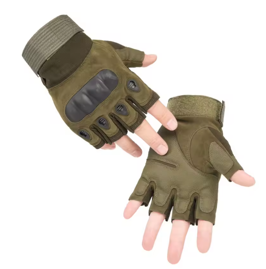 Men's Tactical Gloves Outdoor Half-finger Protective Sports Training Cycling Non-slip Mountaineering Gloves Local fast delivery