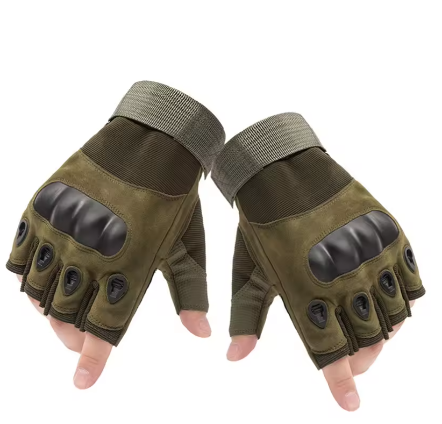 Men's Tactical Gloves Outdoor Half-finger Protective Sports Training Cycling Non-slip Mountaineering Gloves Local fast delivery