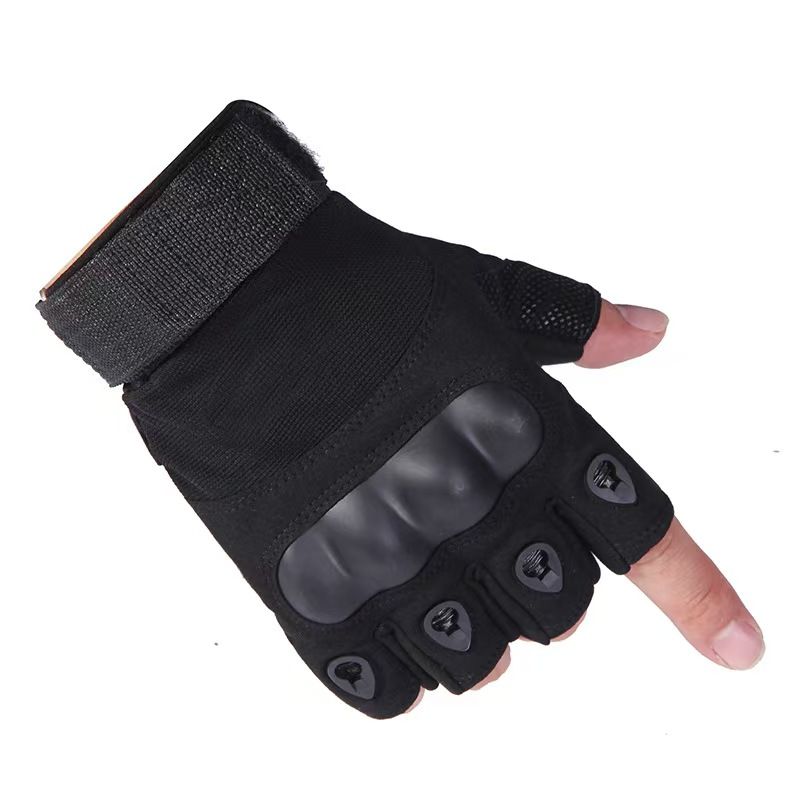 Men's Tactical Gloves Outdoor Half-finger Protective Sports Training Cycling Non-slip Mountaineering Gloves Local fast delivery
