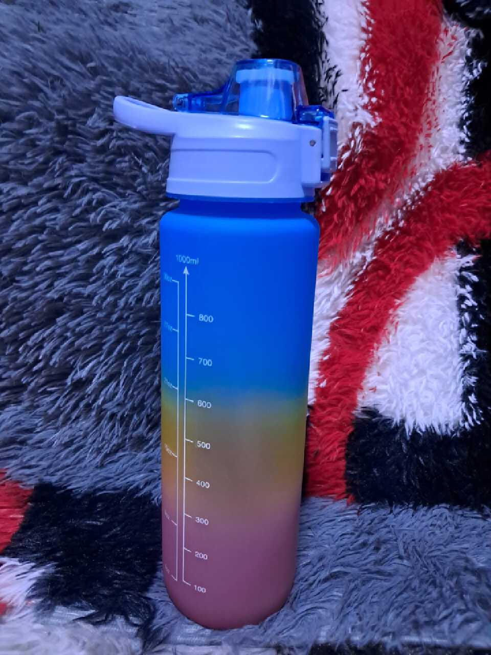 One Day One Bottle 1000ML Water Bottles Sports Water Bottle Leakproof Water Cups for Outdoor Travel Fitness Drinkware