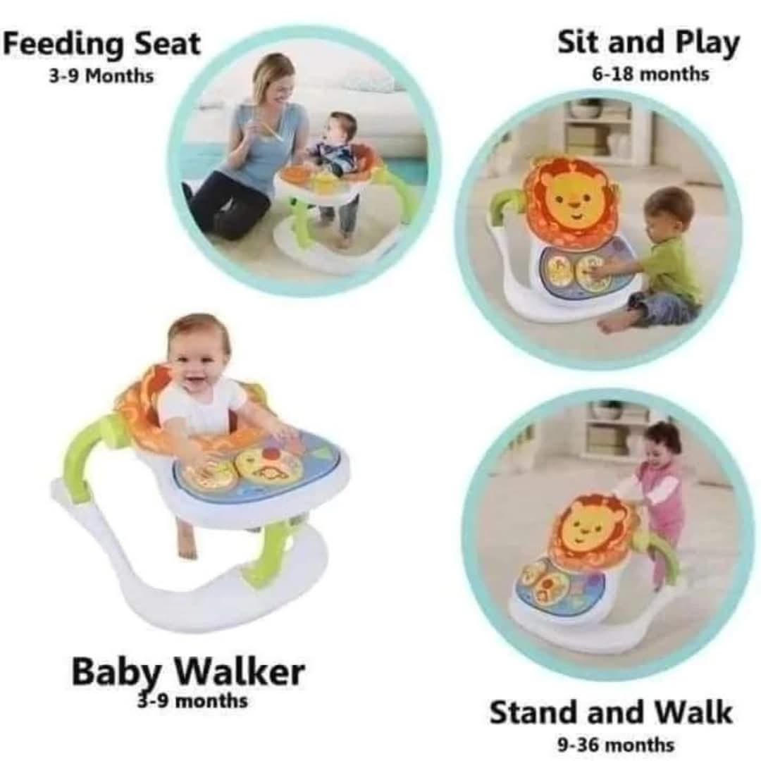 4-in-1 Activity Walker/4 IN 1 Lion Walker Baby Learning Walker,Sitting Posture Multi-Function Baby Walker