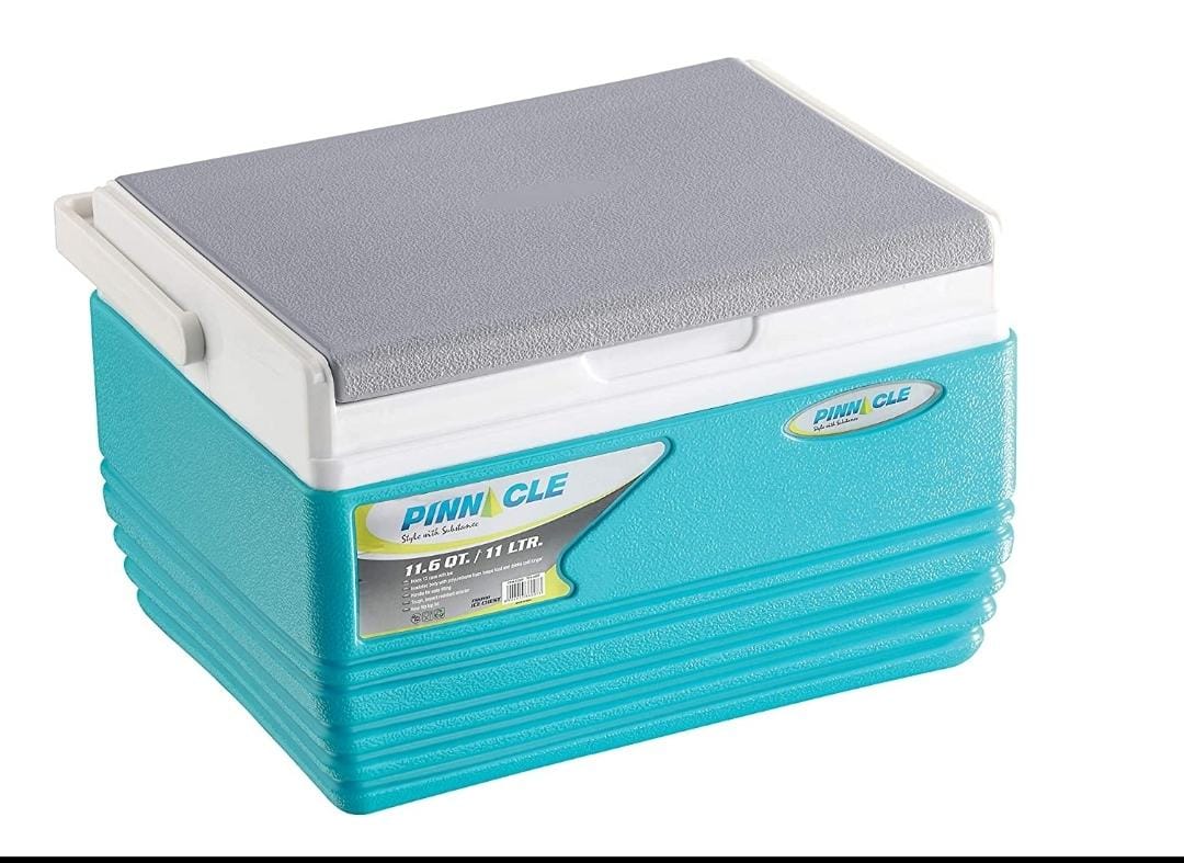 11 ltrs Pinnacle Cooler Box Chiller Cool Box Portable For Ice or Medicine or Ice Pop Picnic Travel Hiking 60 Hrs Chiller