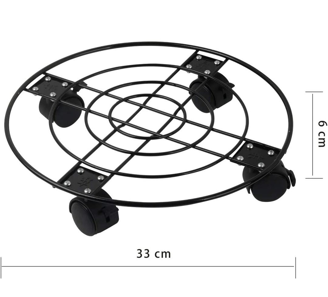 Gas cylinder moveable trolley