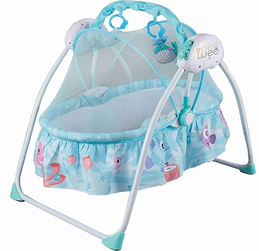 Nee & Wee Bedtime Bliss - The Auto Swing Baby Cradle