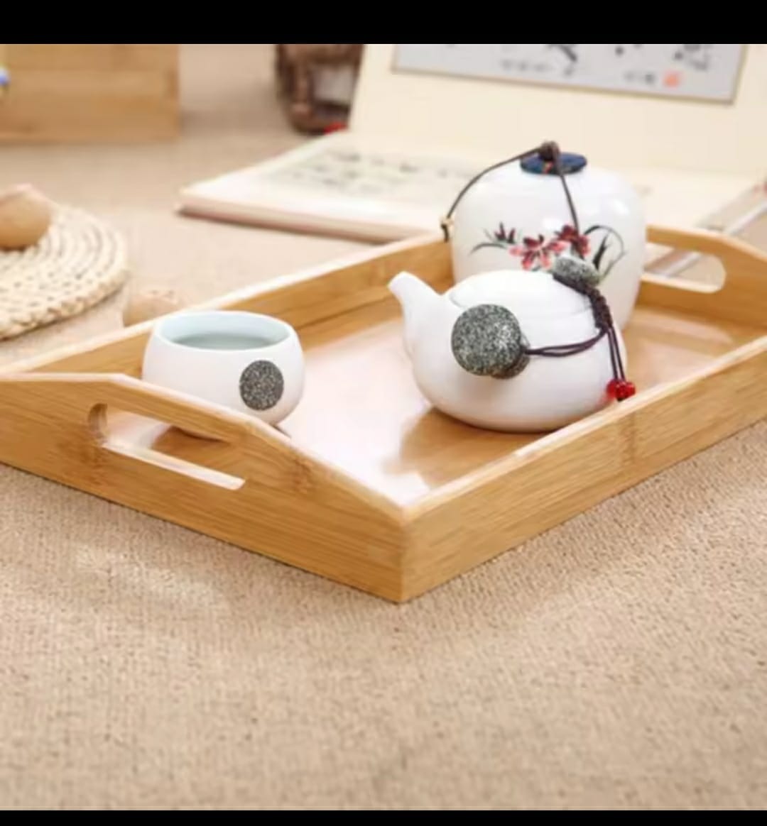 Multifunctional 3in1 bamboo serving trays size Big 45by35by4.5cm Medium 40by30cm Small 35cmby25cm