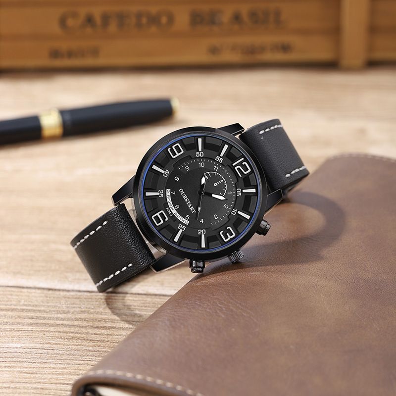 2024 Africa Men's Leisure Tiktok Live Big Digital Quartz Silicone Men's Watch Fashion Alarm Clock Timing Digital Watch Natural Element Business Simple Style