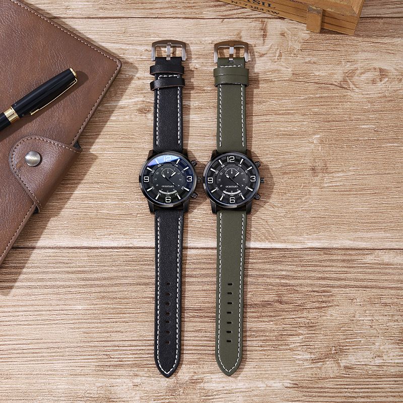 2024 Africa Men's Leisure Tiktok Live Big Digital Quartz Silicone Men's Watch Fashion Alarm Clock Timing Digital Watch Natural Element Business Simple Style