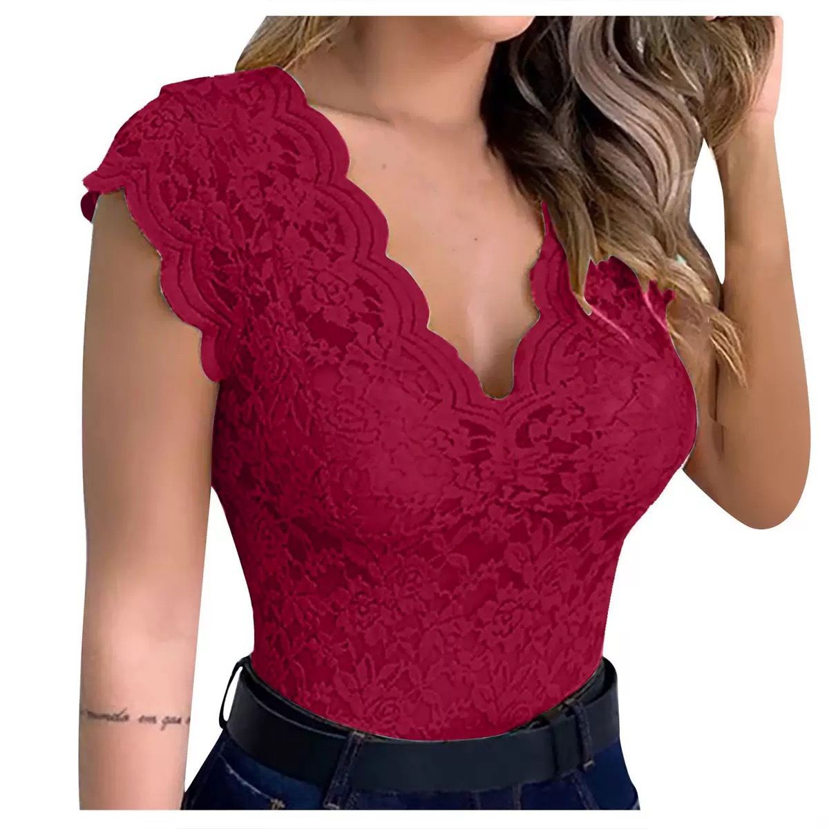 Women Tops Summer Sexy Lace Crochet Cardigan Casual Solid Color Trend Lace Hollow Out Top For Ladies
