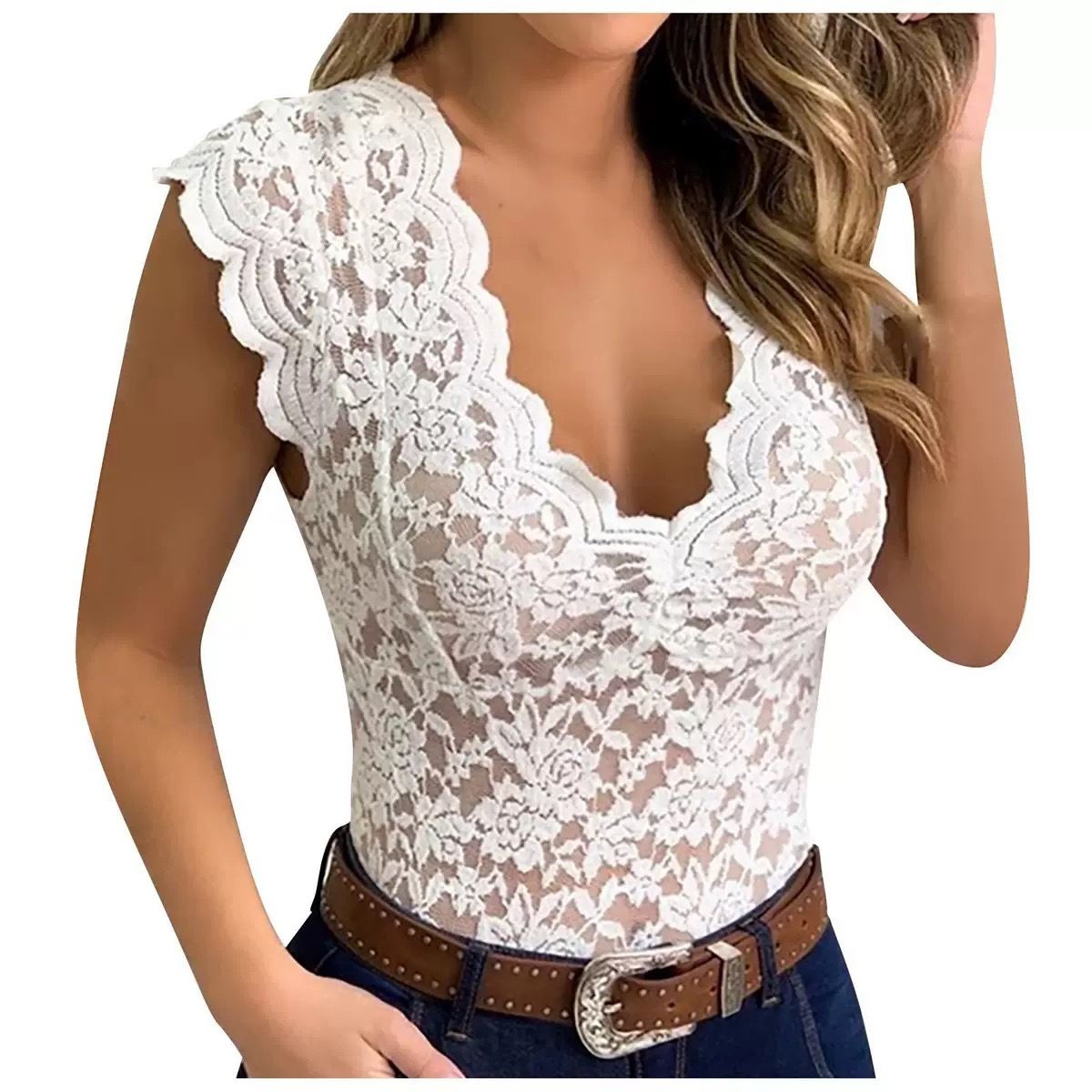 Women Tops Summer Sexy Lace Crochet Cardigan Casual Solid Color Trend Lace Hollow Out Top For Ladies