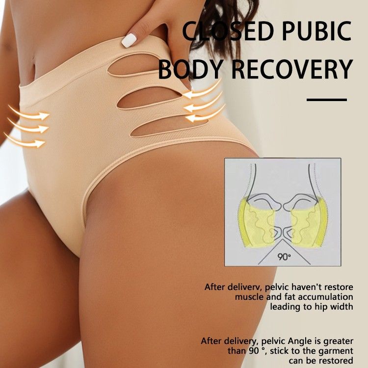 High Waist Sexy Women Lingerie Solid Color Seamless Underpants Comfort Underwear Women Soft Hollow Out Briefs S-XL Thong