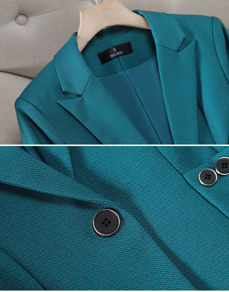 European and American popular commuter women's suit jacket, professional pants dress two-piece set