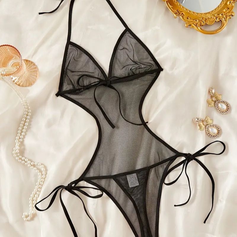 Low Cut Sexy Lingerie with Leopard Print Backless Stockings And Vest Temptation Game Uniform Club Wear No Strip Tease