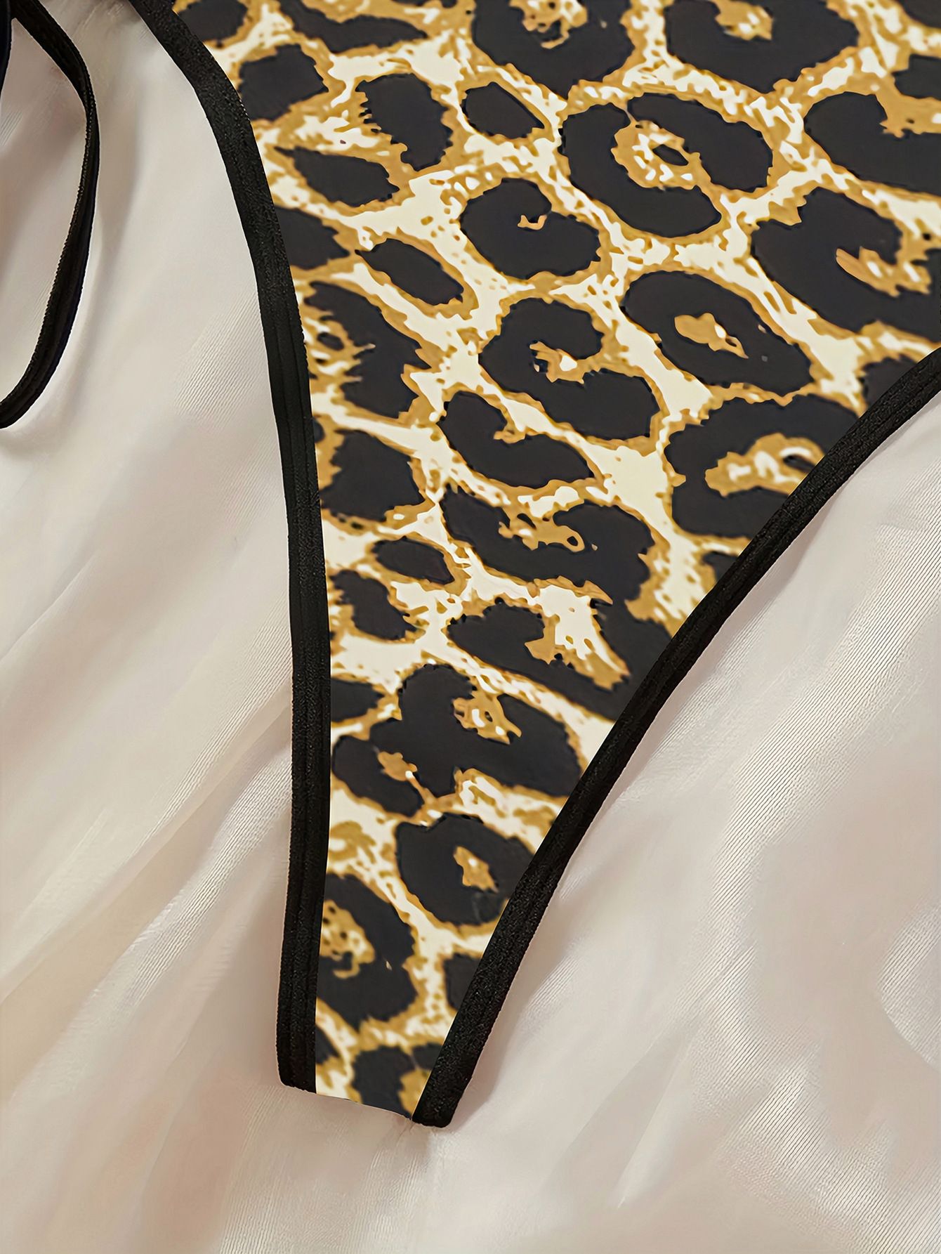 Low Cut Sexy Lingerie with Leopard Print Backless Stockings And Vest Temptation Game Uniform Club Wear No Strip Tease