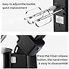 3.5L Sokany stand mixer 500W Kneading machine 4-Quart Tilt-Head Stand Food Mixer, dough mixer Kitchen Electric Grinder Mixer with Dough Hook, Wire Whip & Beater (29*20*34CM) Silver-Black 2.3KG
