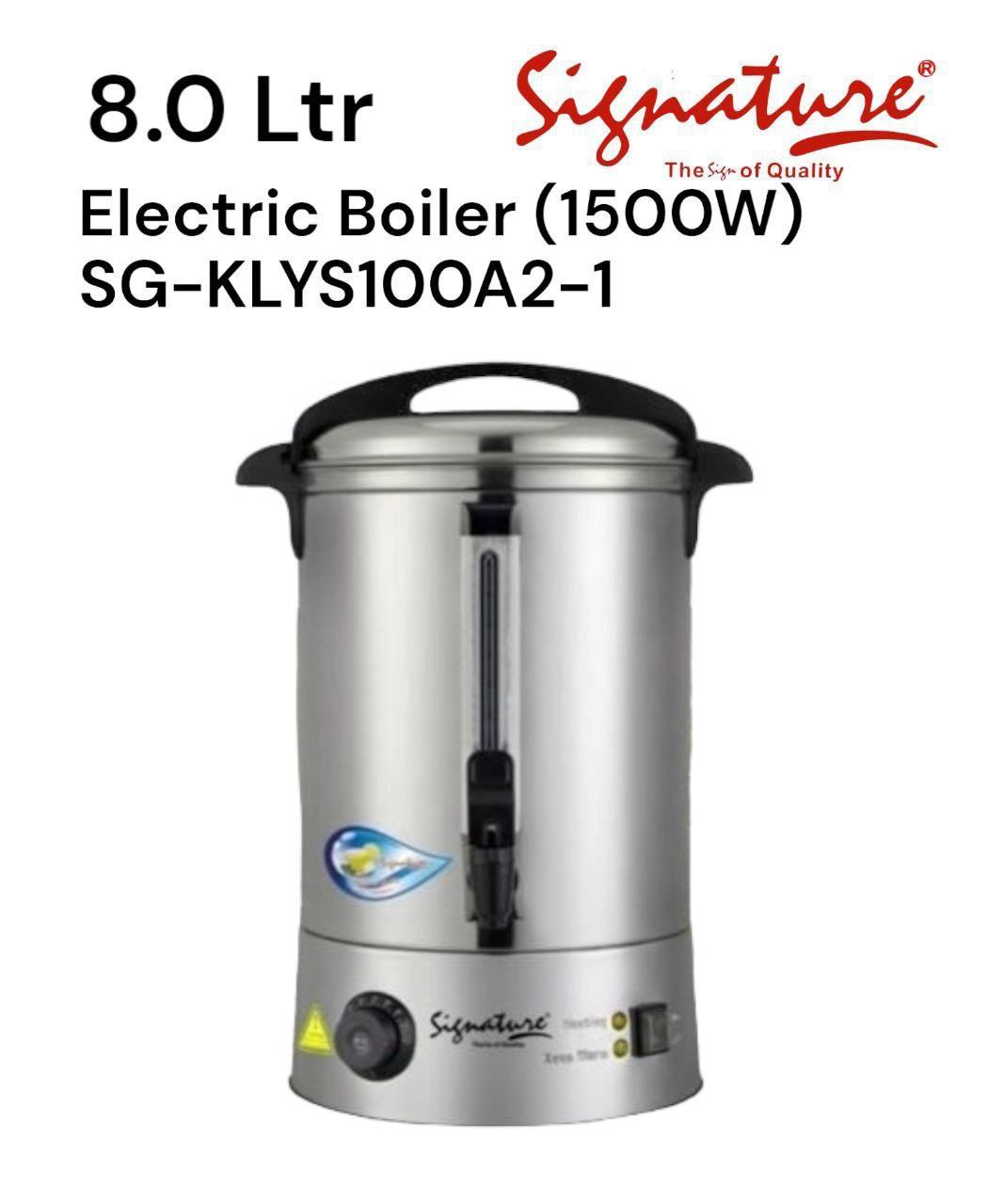8L Signature professional electric tea urn kettle commercial electric water boiler Commercial Catering Tea Coffee Beverage signature tea Urn Stainless Steel Water Boiler kettle