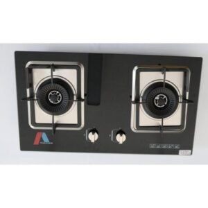 Amaze 2 Burner table top gas cooker hob AM-8802B glass tampered 2 burner gas cooktop  hob with auto ignition
