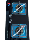 Amaze 2 Burner table top gas cooker hob AM-8802B glass tampered 2 burner gas cooktop  hob with auto ignition