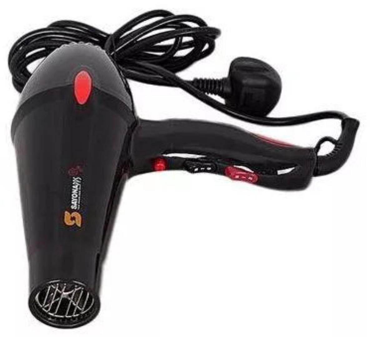Sayona SY-800 Commercial Hair Blow Dryer 2 Speeds and 3 Heat Settings, Soft Grip Handle, 2000W