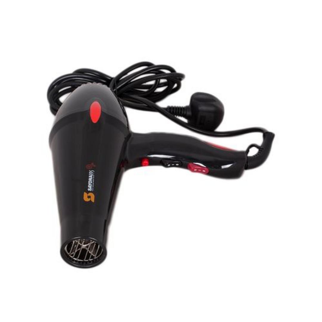 Sayona SY-800 Commercial Hair Blow Dryer 2 Speeds and 3 Heat Settings, Soft Grip Handle, 2000W