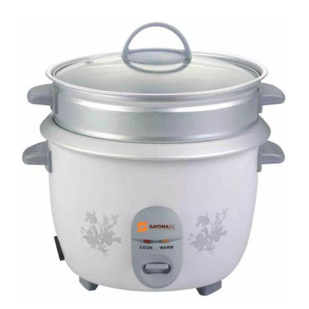 Sayona multi purpose Rice Cooker and steamer SRC-4304 Sayona 2.2Litres Electric Rice Cooker  – White