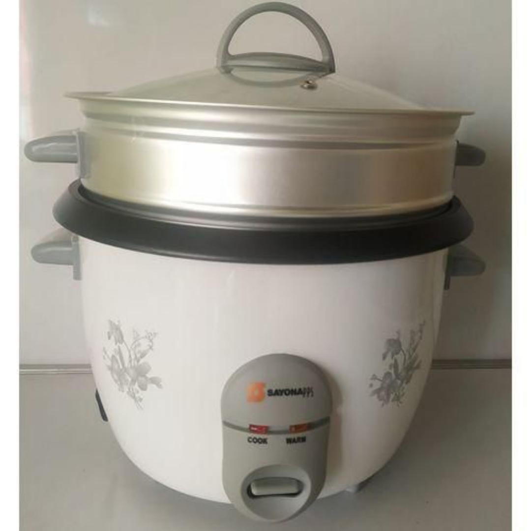 Sayona multi purpose Rice Cooker and steamer SRC-4304 Sayona 2.2Litres Electric Rice Cooker  – White