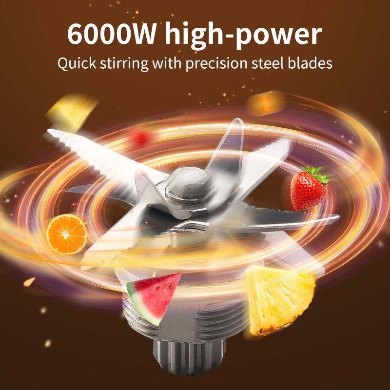 2.5L Sokany blender with Aluminium Body , unbreakable jar and 6000W Powerful motor for commercial and household use . SK-999 Sokany 2 in 1 Commercial blender