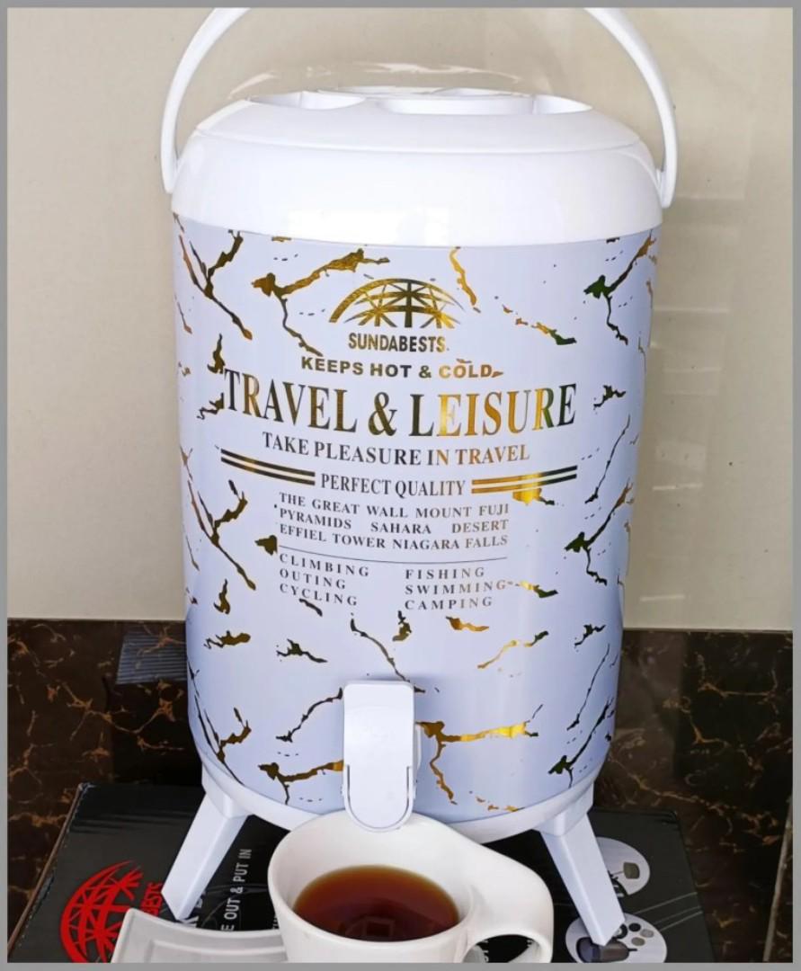 9.5L tea urn beautiful Sundabest travel and leisure stainless steel insulated portable tea urn / water jug for keeping hot or cold