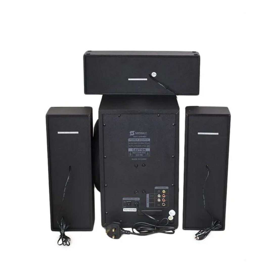 SAYONApps 3.1 Channel SubWoofer SHT-1194BT Sayona Subwoofer with 17000W PMPO With Bluetooth, Auxiliary, FM Radio and USB flash disk support