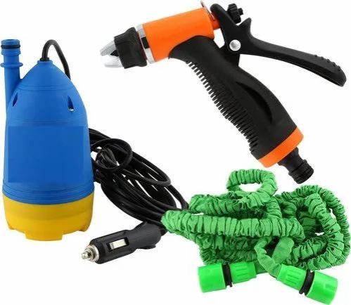 Car Wash Pump -80W Plastic Portable High Pressure Automatic Car Washer With Water Spray Gun