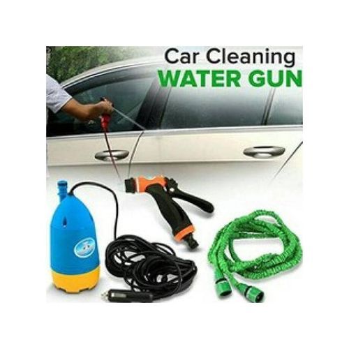 Car Wash Pump -80W Plastic Portable High Pressure Automatic Car Washer With Water Spray Gun