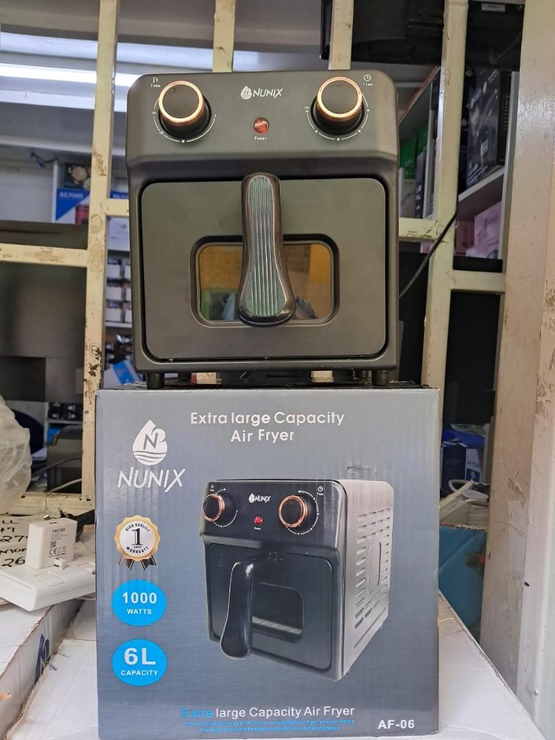 6L multifunctional Nunix Air fryer oven AF-06 Nunix airfryer with 1000W power extra large nunix airfryer with manual control