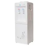 Nunix R5 hot and normal Water dispenser with cabinet storage for drinking cups R5 White Hot & Normal free standing Water Dispenser white