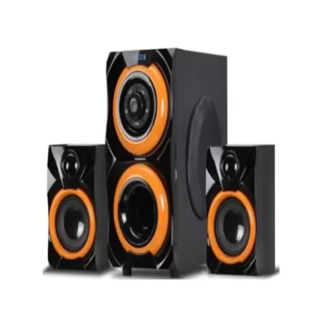 SHT-1212BT 2.1CH Sayona sub woofer speaker system with 7000W P.M.P.O Output with FM radio USB input Bluetooth and remote control
