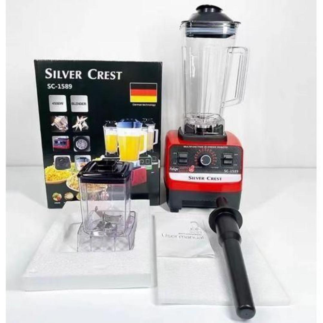 Silvercrest SC-1589 blender 2 in 1 heavy duty blender with grinder  4500W Silvercrest blender with grinder and  2L unbreakable jar