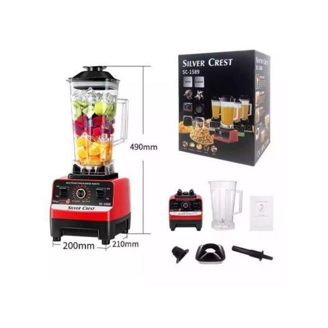 Silvercrest SC-1589 blender 2 in 1 heavy duty blender with grinder  4500W Silvercrest blender with grinder and  2L unbreakable jar