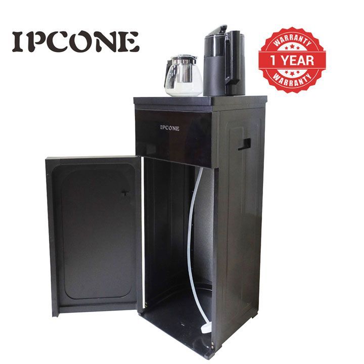 Ipcone hot and Normal Bottom load water Dispenser With LCD Display and storage cabinet with Two boiling kettles and touch controled Water Dispenser