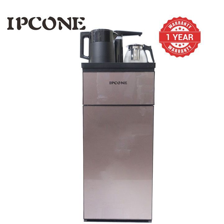 Ipcone hot and Normal Bottom load water Dispenser With LCD Display and storage cabinet with Two boiling kettles and touch controled Water Dispenser