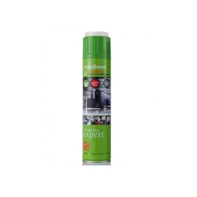 650ML Handboss universal foam cleaning agent with scrabbing brush replaceable cap FH-HB016 . Handboss Multi-Purpose Foam Cleaner – Powerful Stain Removal for Surfaces and Fabrics