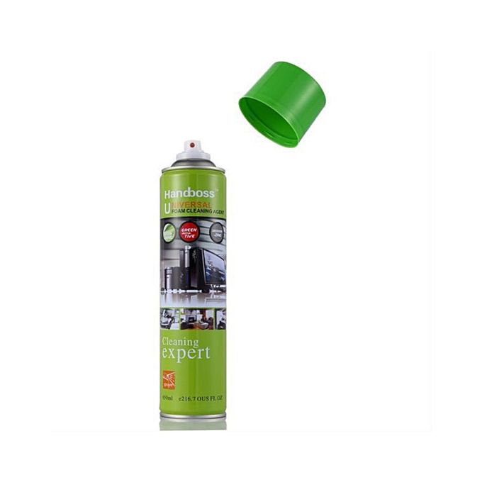 650ML Handboss universal foam cleaning agent with scrabbing brush replaceable cap FH-HB016 . Handboss Multi-Purpose Foam Cleaner – Powerful Stain Removal for Surfaces and Fabrics
