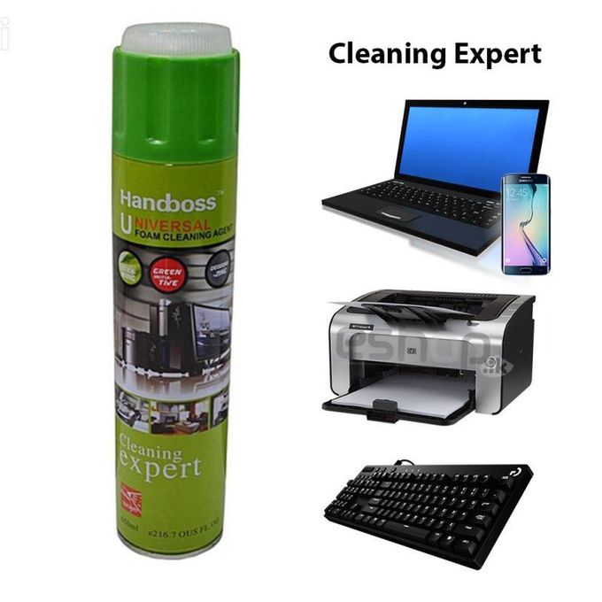 650ML Handboss universal foam cleaning agent with scrabbing brush replaceable cap FH-HB016 . Handboss Multi-Purpose Foam Cleaner – Powerful Stain Removal for Surfaces and Fabrics