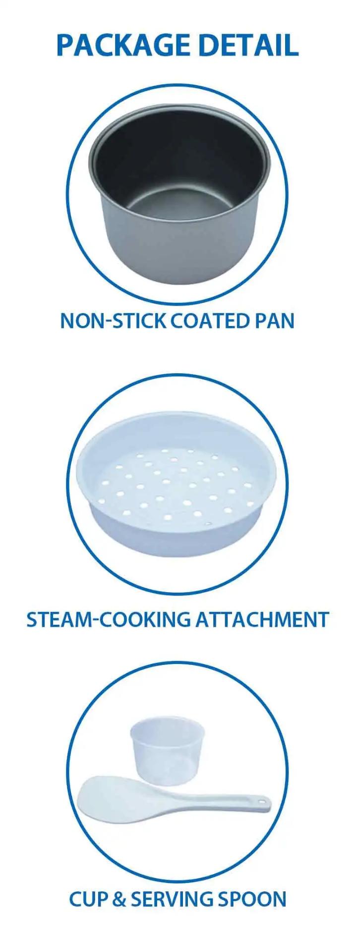 Ailyons Electric Rice cooker 3 in 1 Multifunction with cooking and Warming function 1.8L Capacity and 700W RCX-18B01 Ailyons Rice Cooker with non stick coated pot