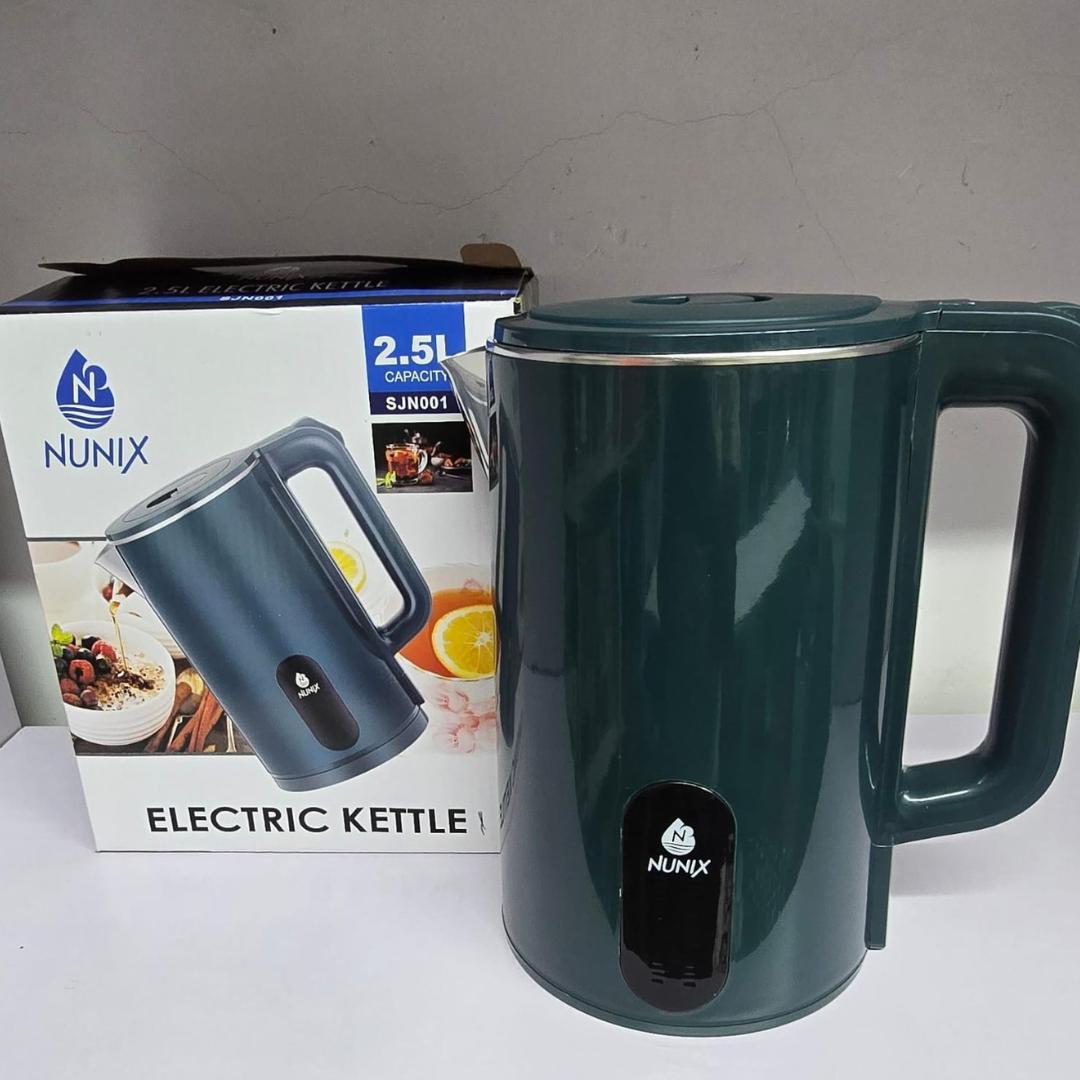 Nunix SJN001 Cordless 2.5L Electric Kettle with 360 degrees cordless bottom plate