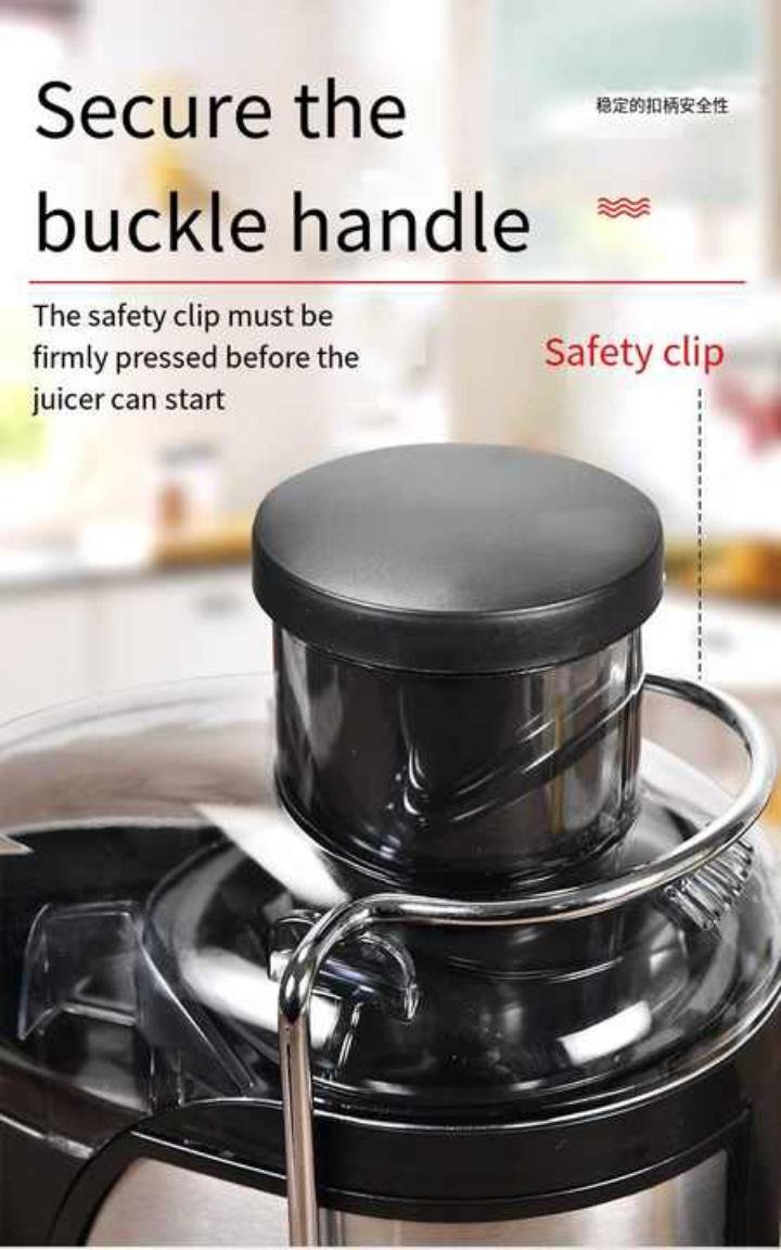 Sutai electric juicer ST-890 Sutai electric juice extractor with 1200W powerful motor and stainless steel body with Multi speed knob