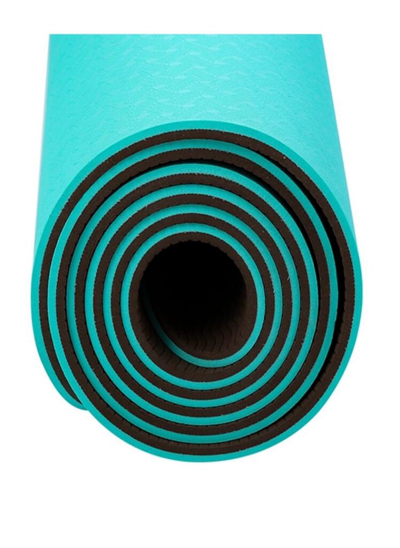 10mm thick double sided yoga mat non slip carpet pads yoga exercise mats with high quality and elastic standard 1830mmx 61mm random colors available