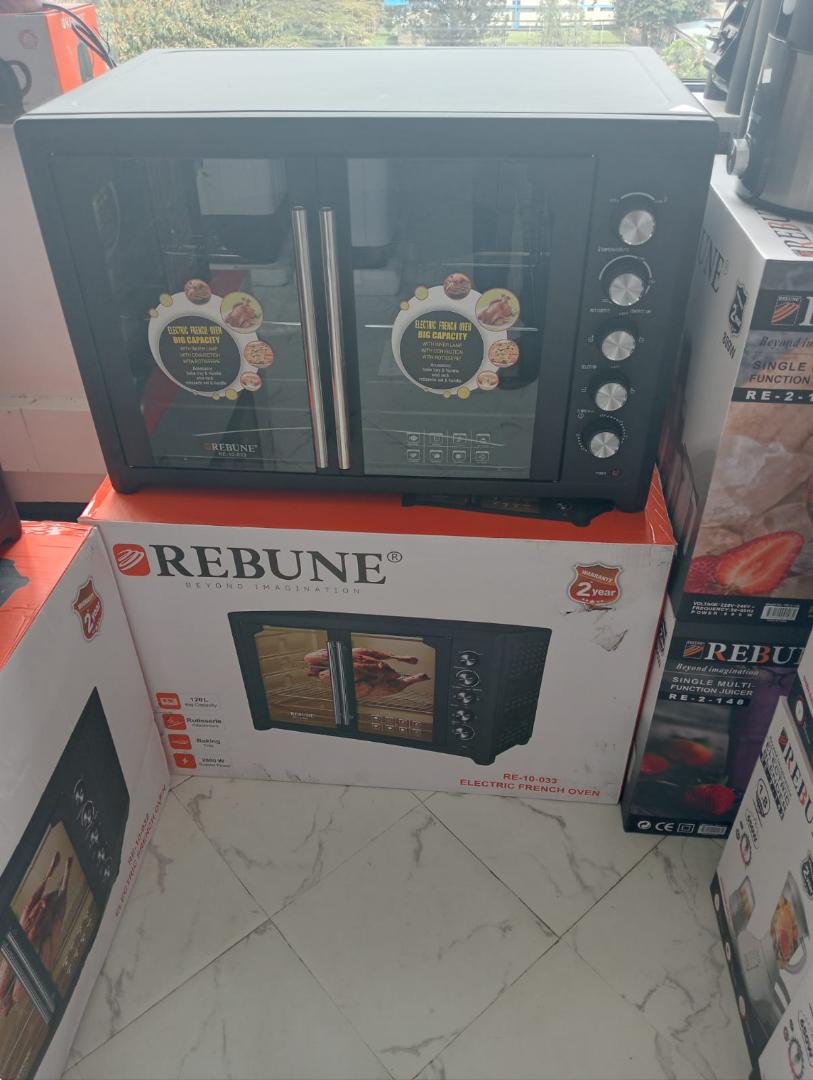 100L Rebune Electric Oven with 6 stages switch heating selector Re-10-032 Rebune Electric Oven with convection & rotisserie & inner lamp 2800W