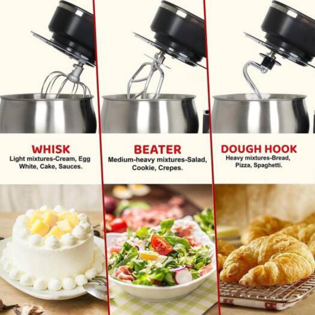 SG-216S Signature stand mixer with 4L stainless steel bowl and dough beater accessories suitable for home and commercial use 1000W Signature Electric stand mixer